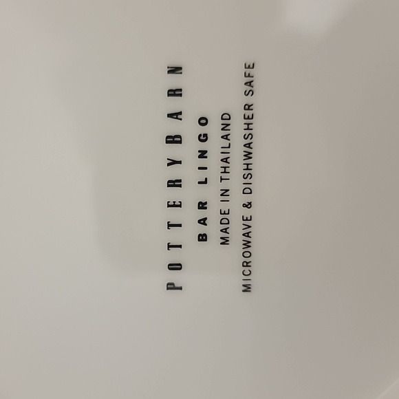 Pottery Barn Cocktail Recipe Plate Set of 4 - Picture 6 of 6